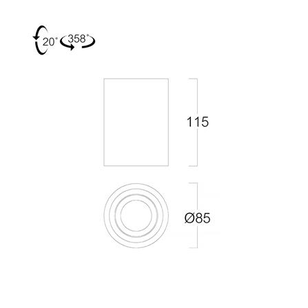 ดาวน์ไลท์ L&E 24-04630 3.3 นิ้ว สีขาว กลม_2