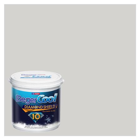 สีน้ำทาภายนอก BEGERCOOL DIAMONDSHIELD 10 #141-1 สี KNIGHT'S NIGHT กึ่งเงา 9 ลิตร_0