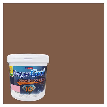 WATER-BASED EXTERIOR PAINT BEGER COOL DIAMONDSHIELD 10 REALLY RAISIN #176-6 SEMI-GLOSS 9L