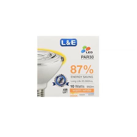 หลอด LED L&E PAR30 10 วัตต์ WARMWHITE E27_2