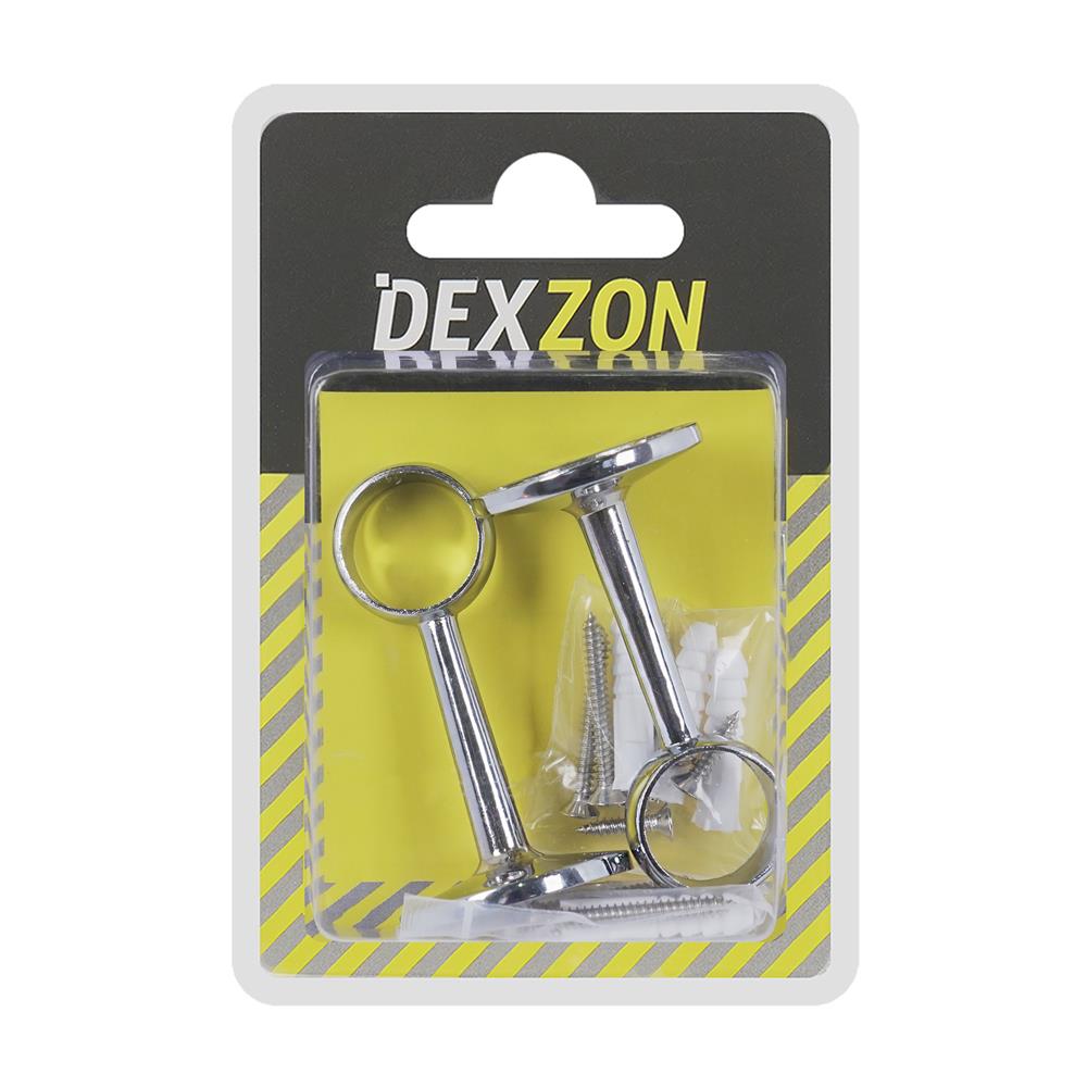 ตัวรับท่อกลมกลวง DEXZON ZCCH-10-SKP (แพ็ก 2 ชิ้น)