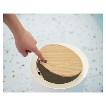 ถังขยะฝากด ACCO MIU 7 ลิตร สีขาว_2