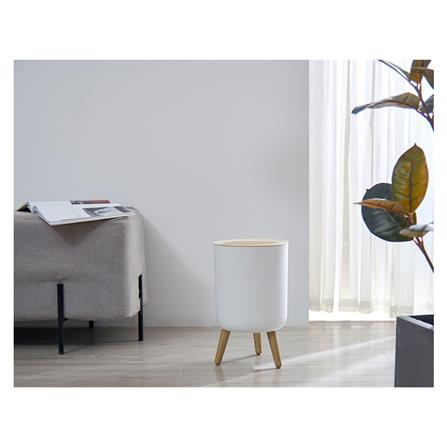 ถังขยะฝากด ACCO MIU 7 ลิตร สีขาว_5