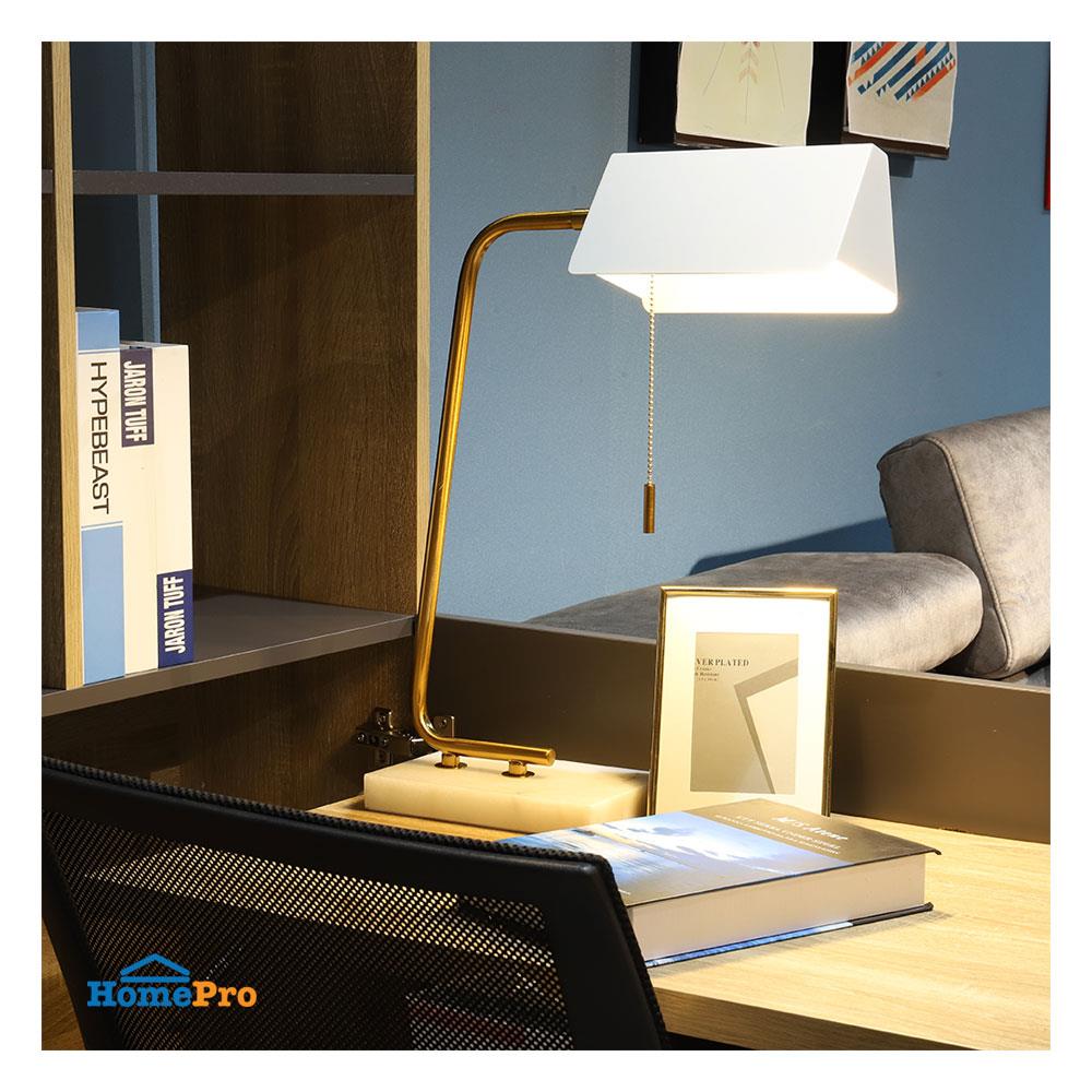 ไฟตั้งโต๊ะ CARINI MT5231WH สีขาว/ทอง