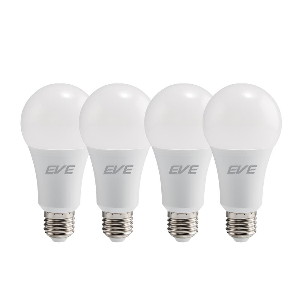 หลอด LED EVE SUPER SAVE 13 วัตต์ WARMWHITE E27 แพ็ก 4 ชิ้น