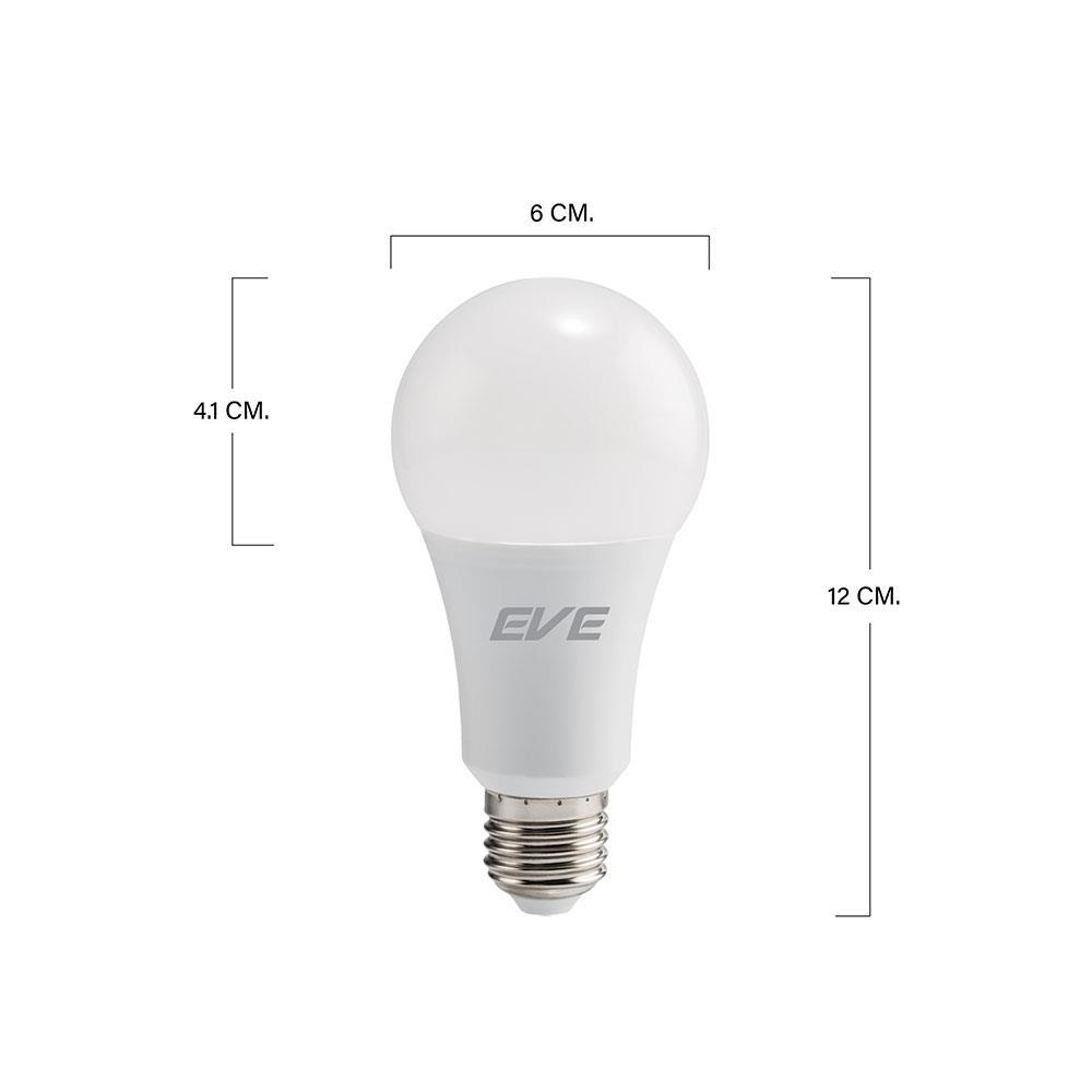 หลอด LED EVE SUPER SAVE 13 วัตต์ WARMWHITE E27 แพ็ก 4 ชิ้น