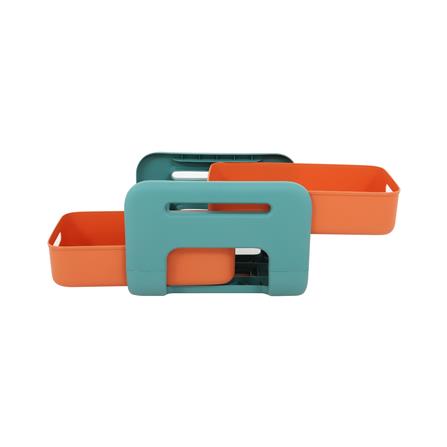 ชั้นวางของ 2 ชั้น  STACKO MARU 25.5x38x25.5 ซม. สีส้ม_2