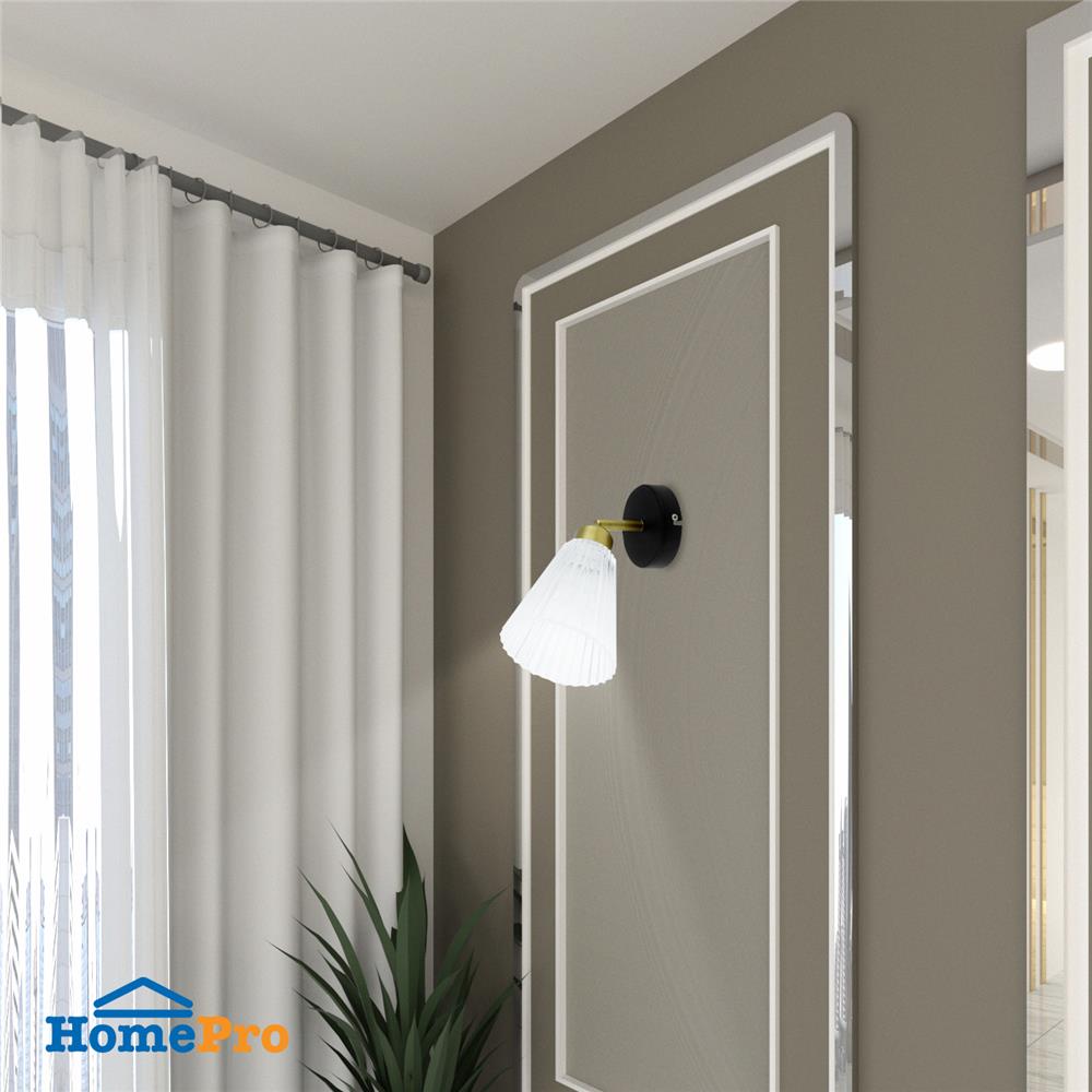 ไฟกิ่งภายใน CARINI VS0446-1 สีใส/ทอง/ดำ 1 หัว