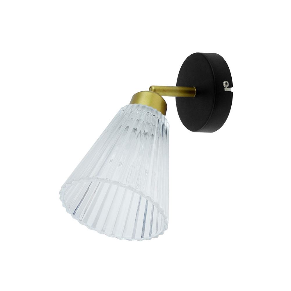 ไฟกิ่งภายใน CARINI VS0446-1 สีใส/ทอง/ดำ 1 หัว