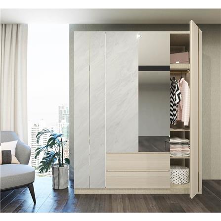 ชุดห้องนอน 6 ฟุต SB FURNITURE MARMURUS สี CANYON OAK_8