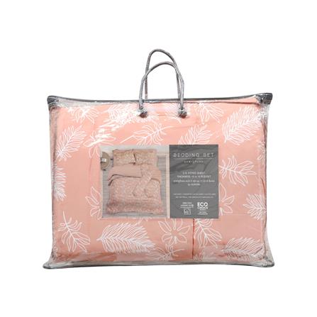 ชุดผ้าปูที่นอน 5 ฟุต 6 ชิ้น HOME LIVING STYLE AURORA สีส้ม_4