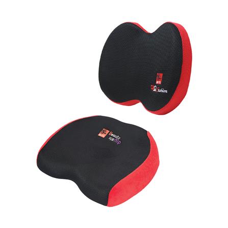เบาะรองนั่งและรองหลัง ERGOTREND MIYO สีแดง/ดำ_0