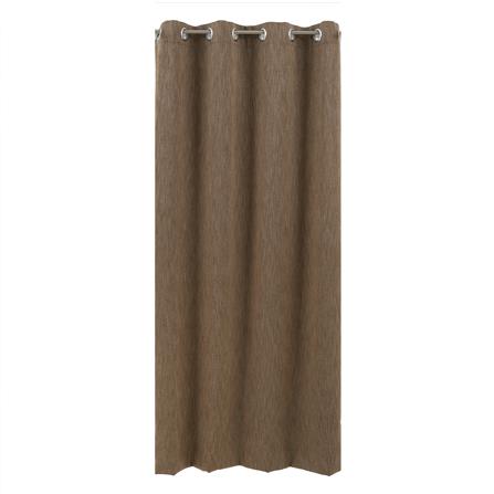 EYELET CURTAIN HOME LIVING STYLE LINGTON UV 140X220CM BROWN