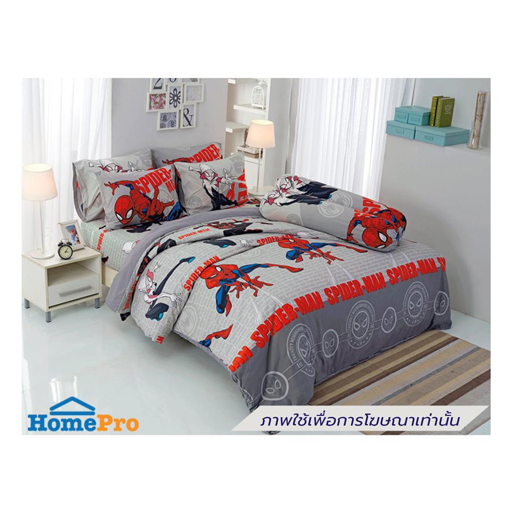 ชุดผ้าปูที่นอน 6 ฟุต (ชุด 6 ชิ้น) TULIP SPIDERMAN 60204-DLC082