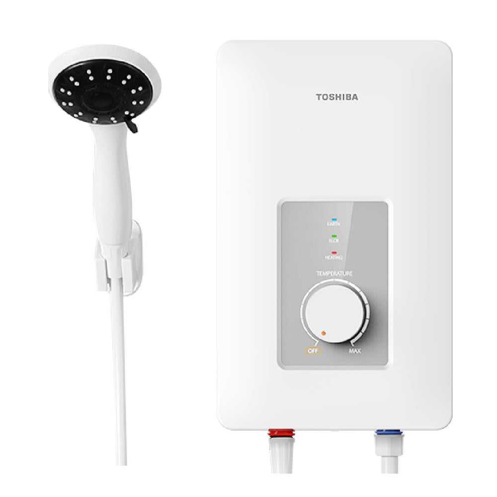 เครื่องทำน้ำอุ่น TOSHIBA TWH-45WTH 4500 วัตต์ สีขาว