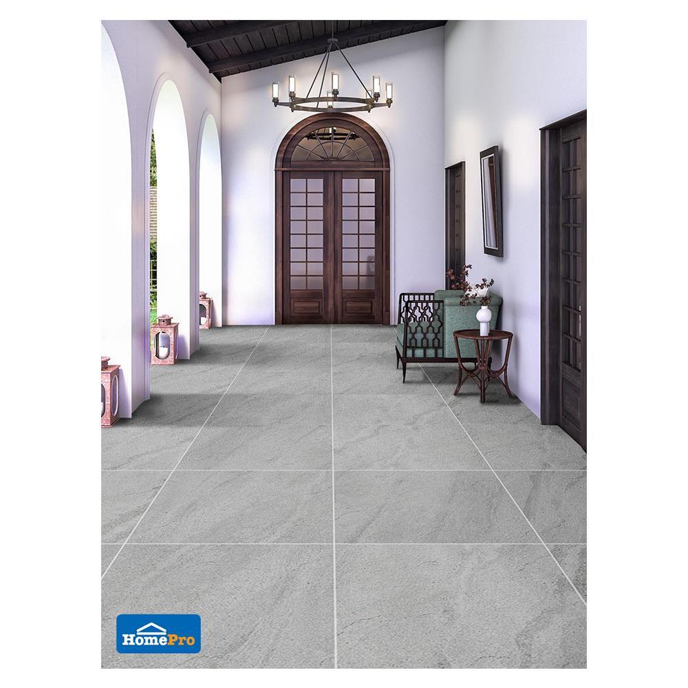 กระเบื้องพื้น 60X60 ซม. CERGRES มิเนอรอล เทาอ่อน A 1.44 ตร.ม.