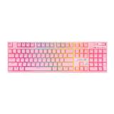 คีย์บอร์ดเกมมิ่ง SIGNO PINKKER KB-741P (Blue Switch) สีชมพู