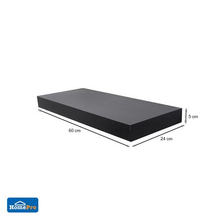 แผ่นชั้นไม้ซ่อนขา STACKO 60x24x5 ซม. สีเวงเก้_5