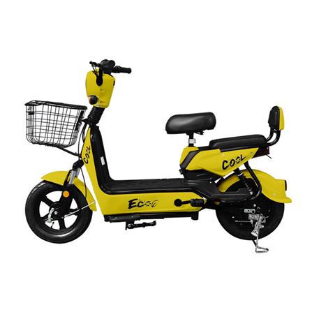 yellow electric bike