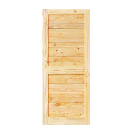 ประตูไม้ดักลาสเฟอร์ ไม่เจาะลูกบิด D2D EZERO26 80x180 ซม. สีธรรมชาติ