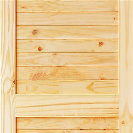 ประตูไม้ดักลาสเฟอร์ ไม่เจาะลูกบิด D2D EZERO26 80x180 ซม. สีธรรมชาติ_1