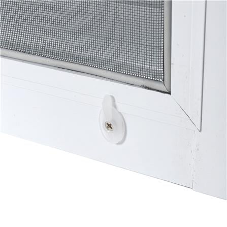 หน้าต่างบานเปิดกระทุ้ง อะลูมิเนียม มุ้ง AZLE 80X50 ซม. สีขาว_2