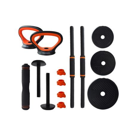 ชุดเซ็ตเคตเทิลเบลแบบปรับน้ำหนัก 40 กก. PRO-FIT สีดำ_0