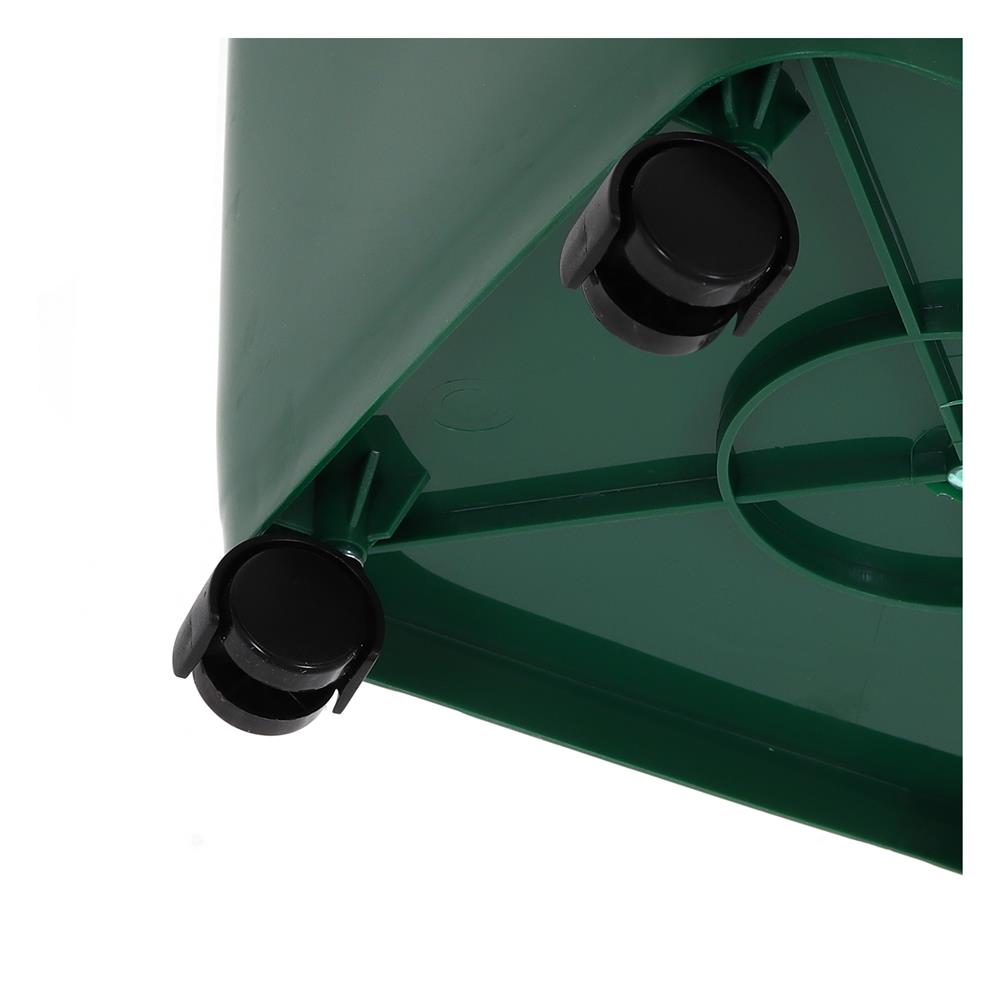 ถังขยะฝาเปิดปิดมีล้อ ACCO CLEAN 32 ลิตร สีเขียว