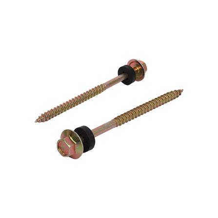 สกรูยึดหลังคาลอนคู่แปไม้  DEXZON 10x3 นิ้ว (แพ็ก 100 ชิ้น)_0