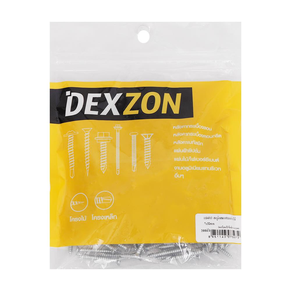 สกรูยึดสมาร์ทบอร์ด TF DEXZON 7x32 มม. (แพ็ก 200 ชิ้น)