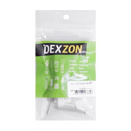 พุกผีเสื้อพร้อมสกรู TP DEXZON 6 x 36 มม. (แพ็ก 5 ชิ้น)_1