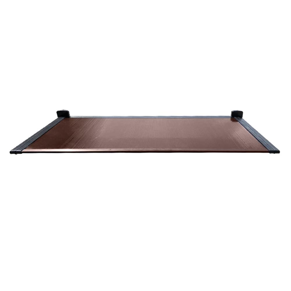 กันสาดโพลีคาร์บอเนต ขาตรง SUNSHIELD 60X120 ซม. สีชา