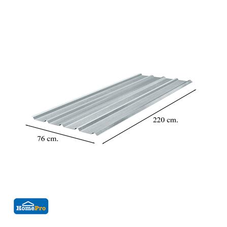 เมทัลชีท อะลูซิงก์ SUNSHIELD 0.23 มม. 0.76x2.2 ม. สีเงิน_4