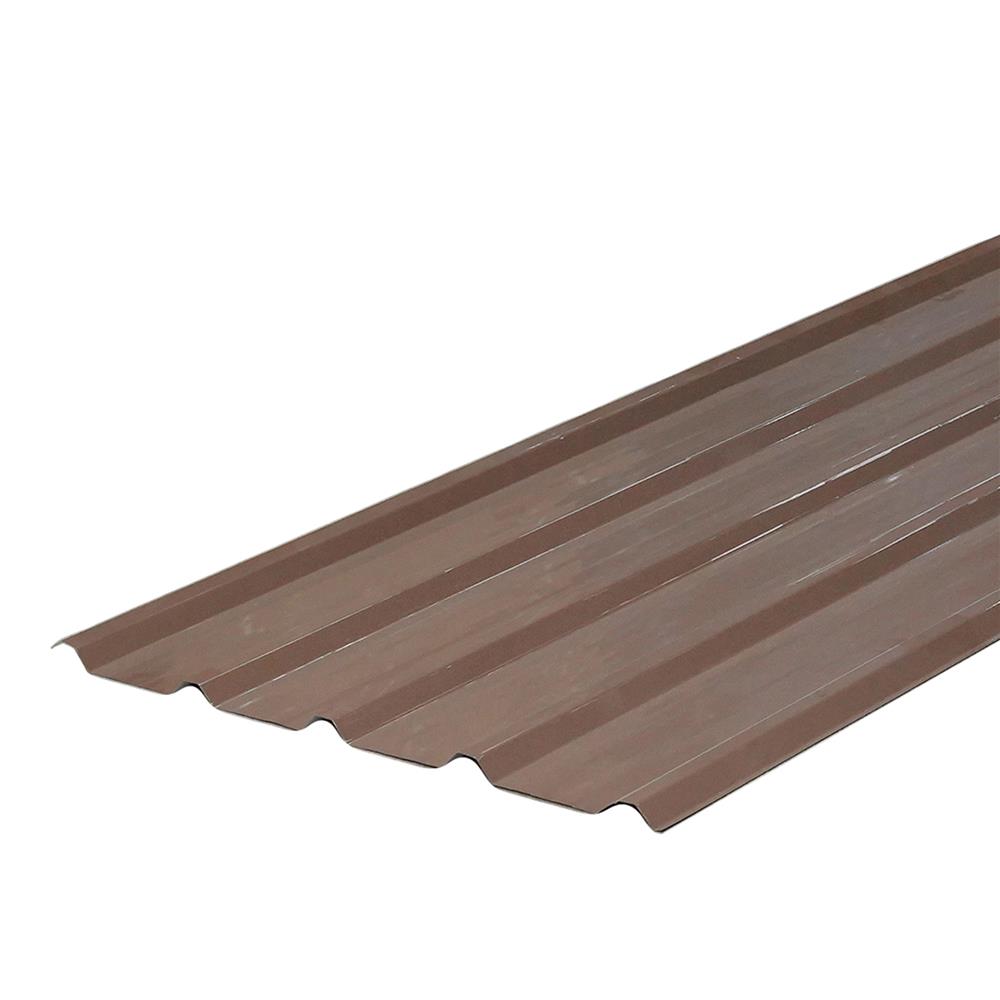 เมทัลชีท SUNSHIELD 0.35 มม. 0.76x4.2 ม. สีน้ำตาล