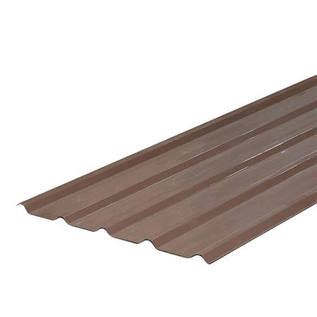 เมทัลชีท SUNSHIELD 0.35 มม. 0.76x4.2 ม. สีน้ำตาล_1