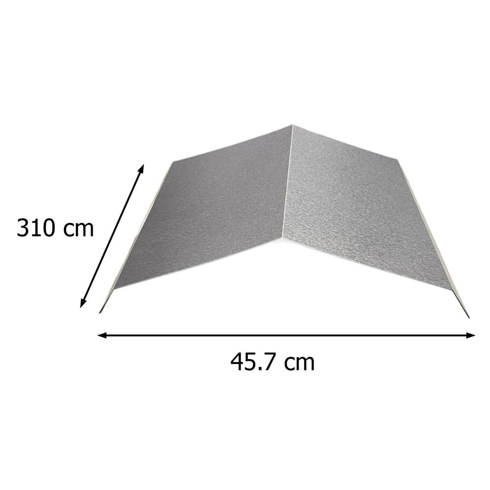 สันตะเข้เมทัลชีท SUNSHIELD G457 3.10 เมตร สีอะลูมิเนียม