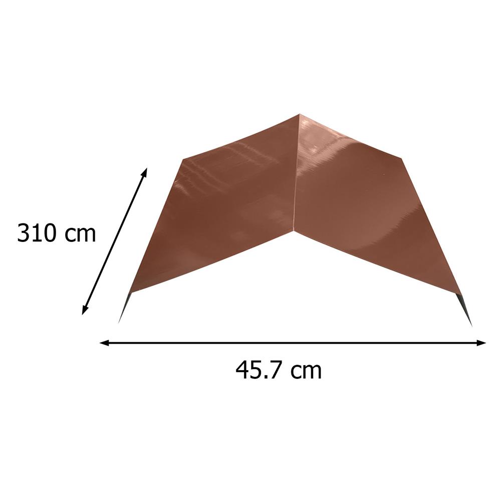 สันตะเข้เมทัลชีท SUNSHIELD G457 3.10 เมตร สีน้ำตาล