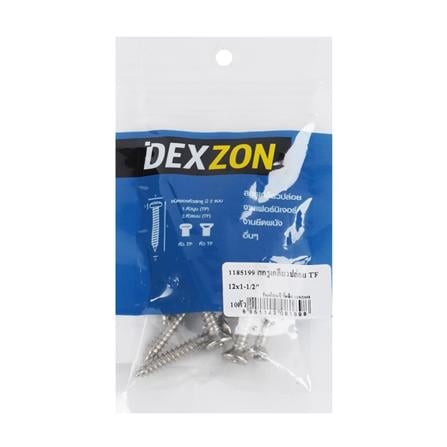 สกรูเกลียวปล่อย TF DEXZON 12X1-1/2 นิ้ว แพ็ก 10 ชิ้น_2