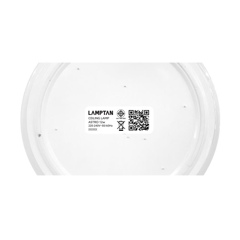 ไฟเพดาน LED LAMPTAN ASTRO 12 วัตต์ DAYLIGHT 8 นิ้ว