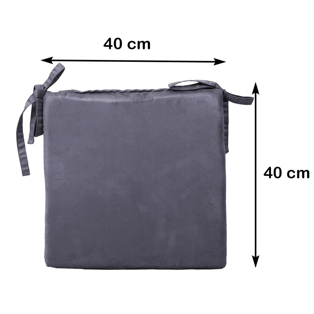 เบาะรองนั่ง ME LIVING NESTO 16X16 นิ้ว สีเทา