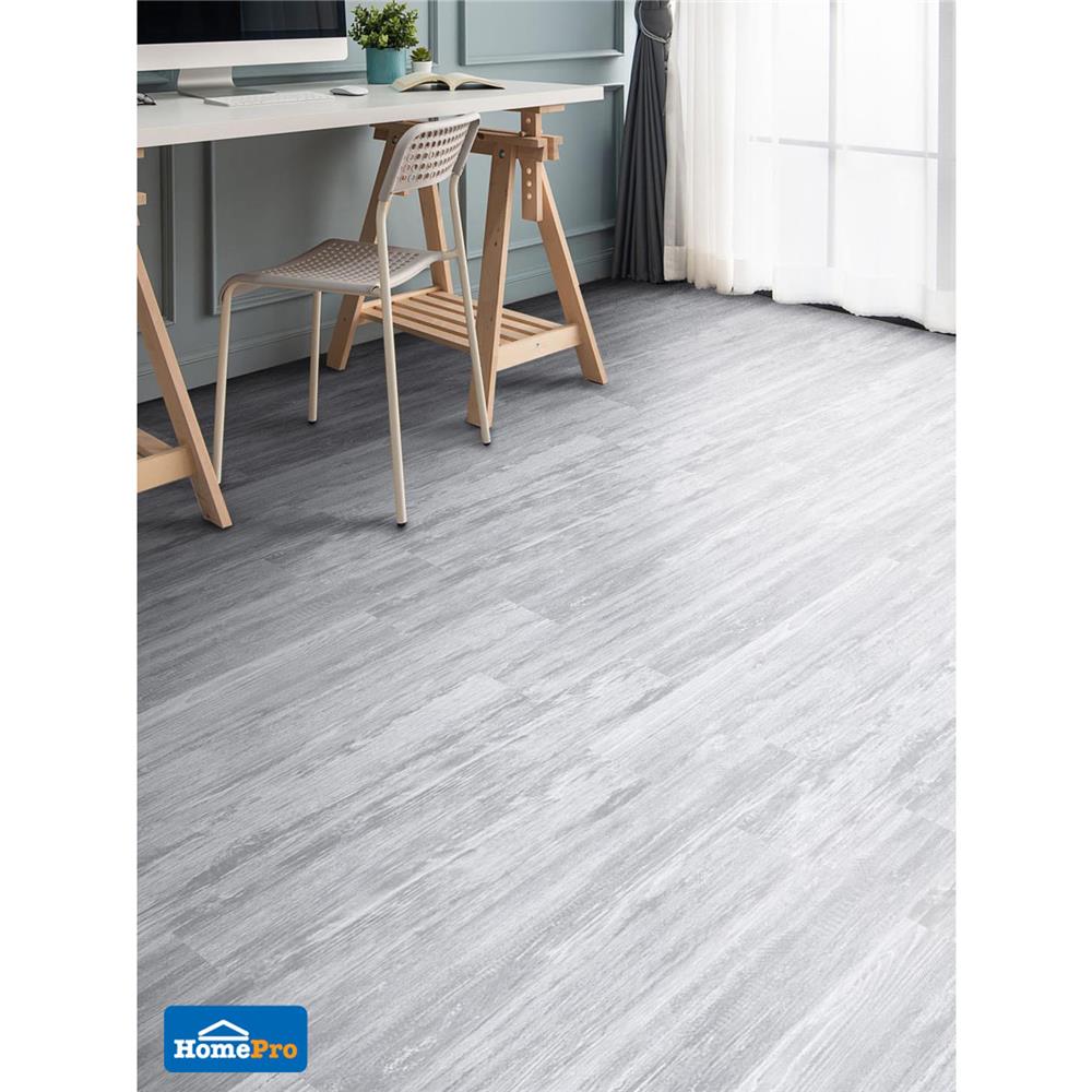กระเบื้องพื้น 20x120 ซม. TARA สติงเรย์ เทาอ่อน