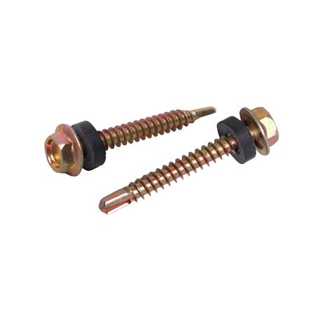 สกรูยึดหลังคาลอนคู่แปเหล็ก DEXZON 10x1-1/2 นิ้ว (แพ็ก 100 ชิ้น)_0