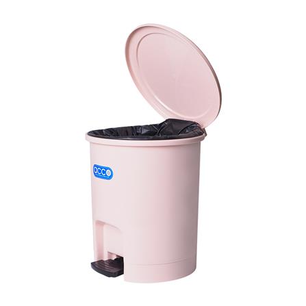 ถังขยะเหยียบกลม ACCO PASTEL 6L สีเบจ_3