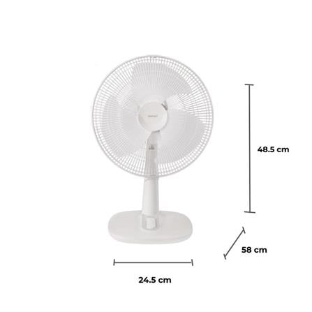 พัดลมตั้งโต๊ะ 16 นิ้ว HATARI T16M1 สีขาว_2