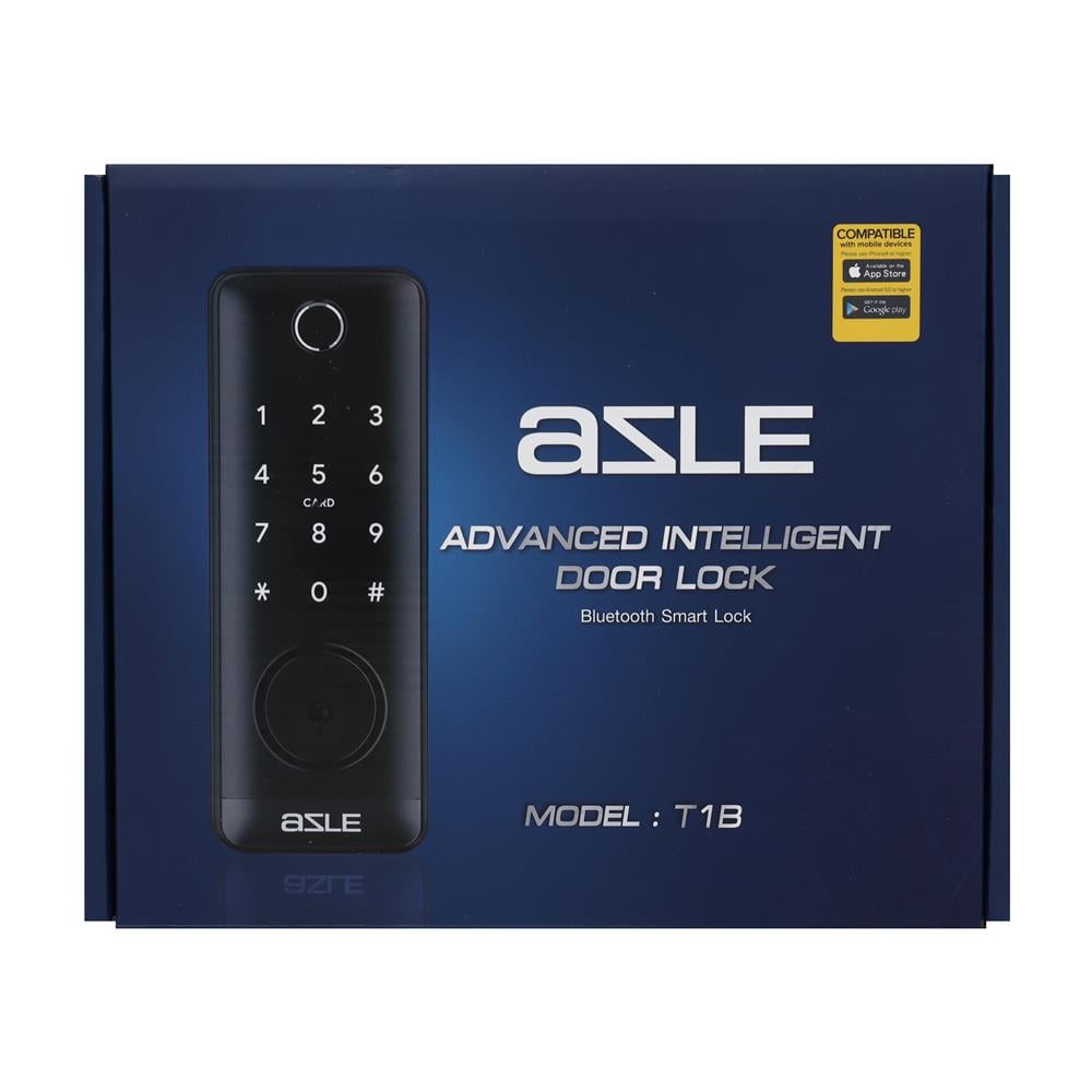 กลอนดิจิตอล AZLE T1B สีดำ
