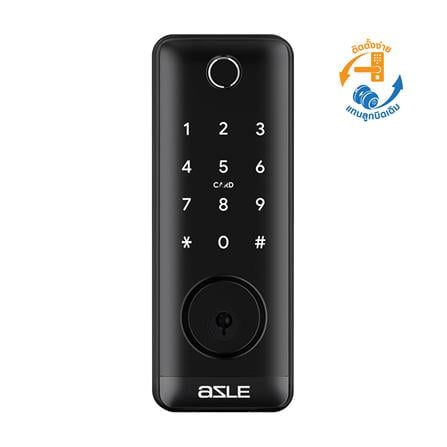 กลอนดิจิตอล AZLE T1B สีดำ