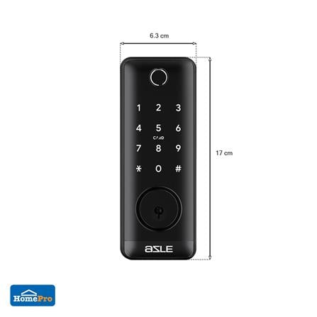 กลอนดิจิตอล AZLE T1B สีดำ_7