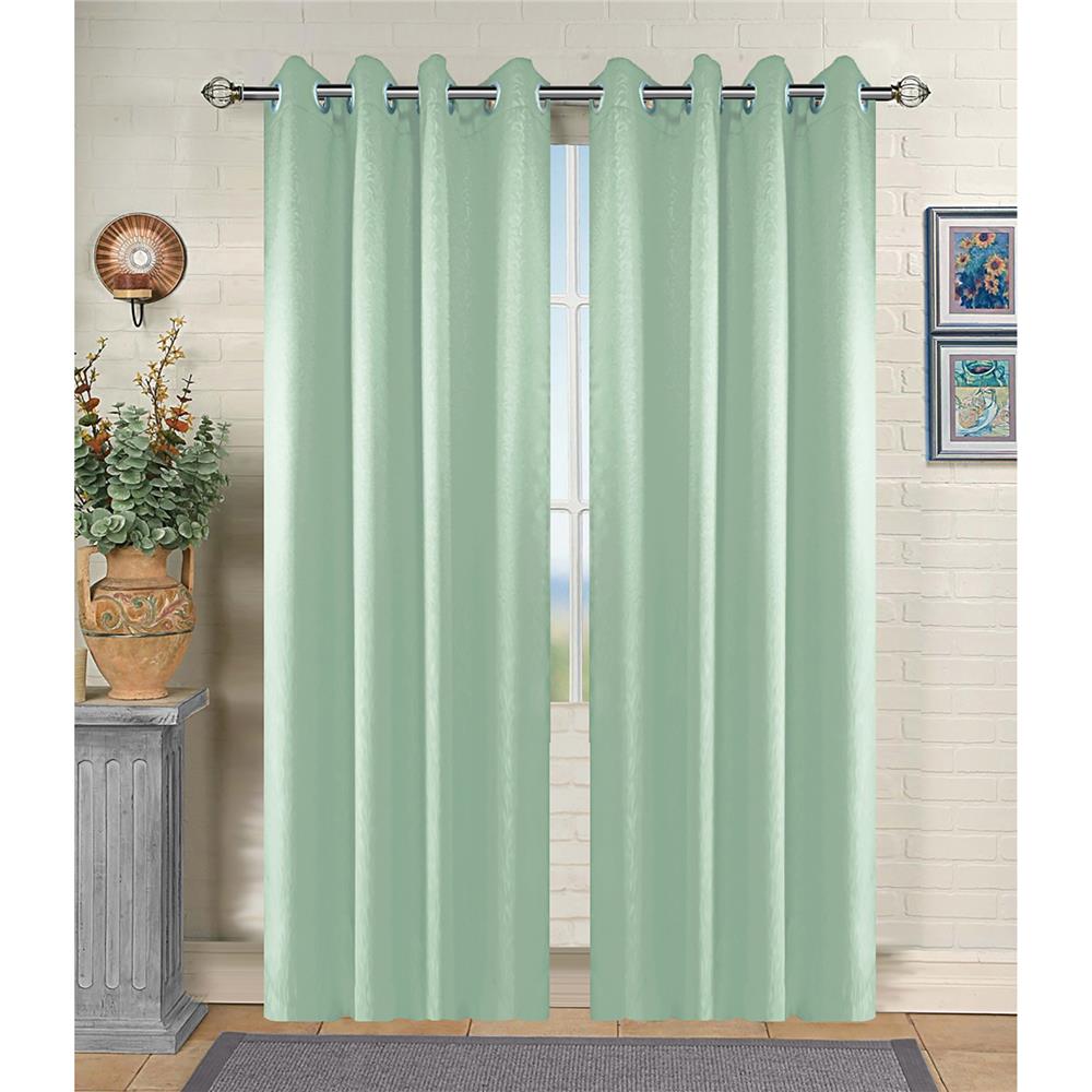 ผ้าม่าน EYELET HOME LIVING STYLE PROTEA UV 140x220 ซม. สีเขียว