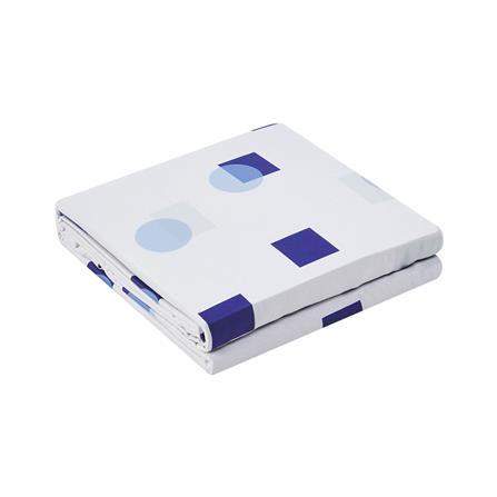 ปลอกผ้านวม SANTAS BLUE SQUARE 100x90 นิ้ว สีนํ้าเงินเข้ม_0