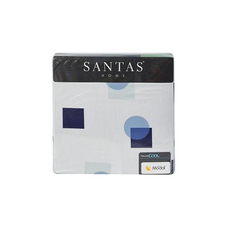 ปลอกผ้านวม SANTAS BLUE SQUARE 100x90 นิ้ว สีนํ้าเงินเข้ม_2